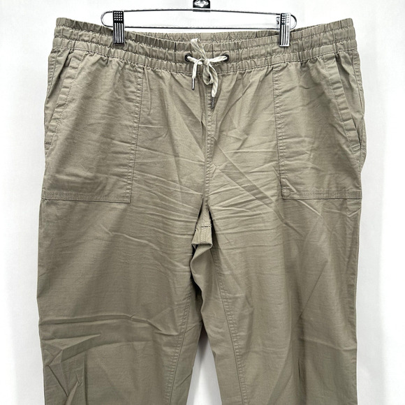 VUORI Vintage Ripstop Pants Womens XL Beige Active Relaxed Outdoors Preppy Beach - Picture 5 of 11